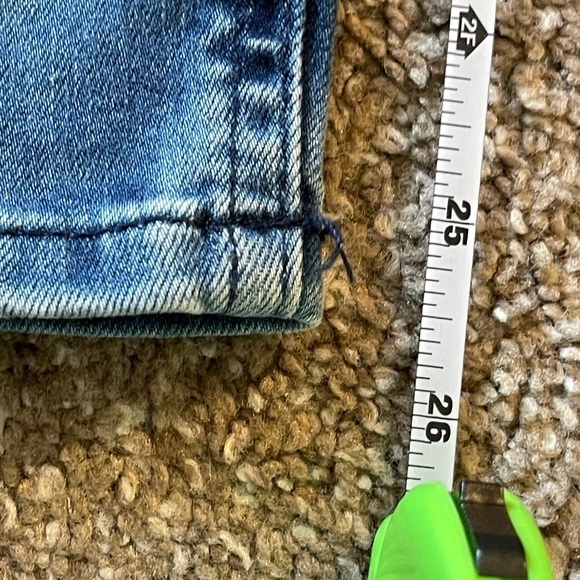 Free People ripped kness high rise skinny jeans 27 - Picture 9 of 11